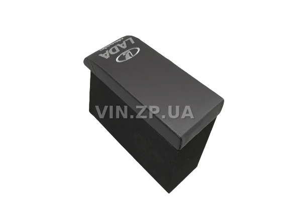 Подлокотник органайзер VRN ВАЗ 2101, 2102, 2103, 2106, черно-серый с вышивкой "Lada Classic" 4