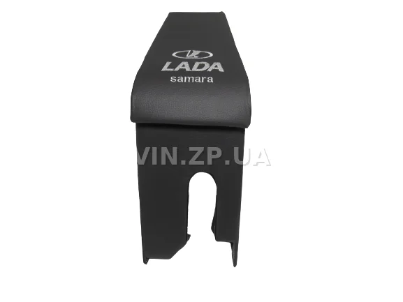Подлокотник органайзер VRN ВАЗ 2108, 2109, черно-серий с вышивкой "LADA Samara" 6