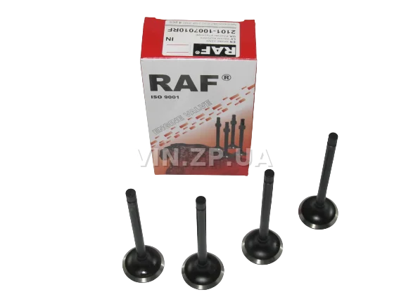 Клапан RAF ВАЗ 2101, 2102, 2103, 2104, 2105, 2106, 2107, 2121, 21213, комплект впуск 4 шт 2