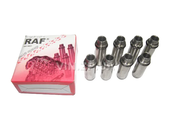 Втулка направляющая клапана ВАЗ 2101-2107, 2121, 21213, 2131 RAF к-кт впуск-выпуск 8шт