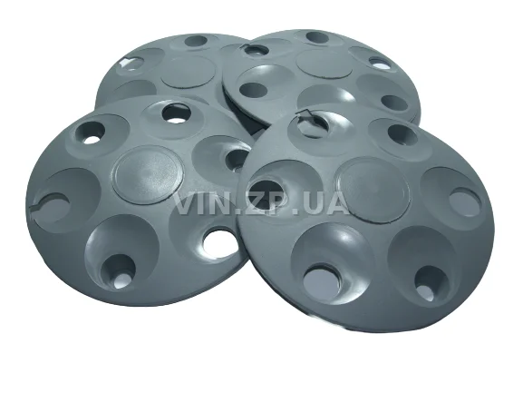 Колпак колеса САТУРН ЗАЗ Таврия 1102, 1103, 1105, штатный, серый, комплект 4шт