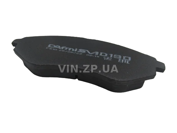 Передние тормозные колодки DAfmi Авео 1.4, 1.5, 1.6, к-кт 4 штуки, серия Semi Metallic, OEM 96534653 3