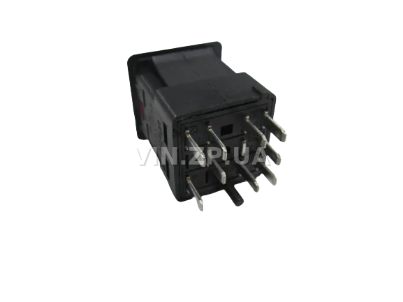 Кнопка аварийной сигнализации WTE ВАЗ 2108, 2109, 21099, 2113, 2114, 2115, Таврия 1102, 1103, 1105, 10 контактов, 376.3710-05.03 4