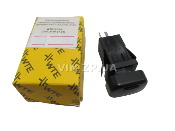 Кнопка противотуманных фар передних WTE ВАЗ 2113, 2114, 2115, 2120, 2123, 1117, 1118, 1119, ГАЗ-3110, 4 контакта, 757.3710-07.01 4