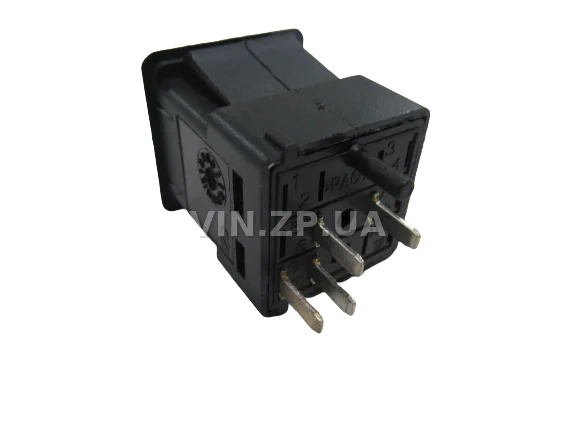 Кнопка противотуманных фар передних WTE ВАЗ 2108, 2109, 21099, Таврия 1102, 1103, 1105, 4 контакта, 376.3710-04.01 4