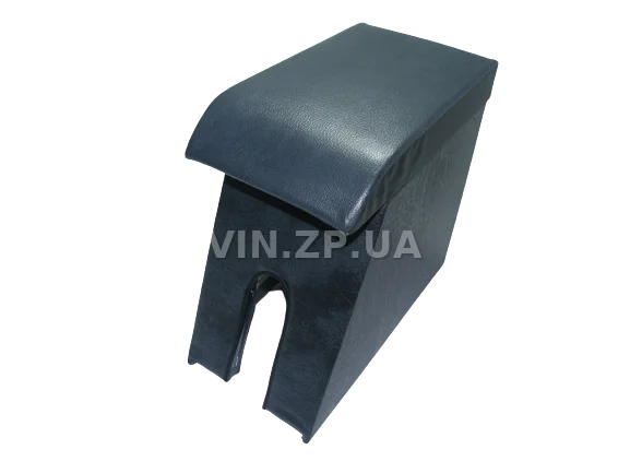 Подлокотник органайзер VRN Шевроле Авео Т 200, Т 250, черно-серый с вышивкой "Chevrolet Aveo"