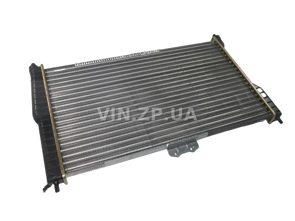Радиатор охлаждения АЛЯСКА Ланос с кондиционером, алюминиевый, OEM 96182261 5