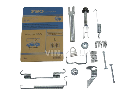 Ремкомплект Задних Тормозных Колодок FSO Ланос Сенс Нексия Левый 90199718