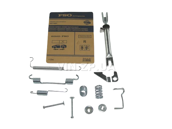 Ремкомплект Задних Тормозных Колодок FSO Авео Правый С Планкой 96456495