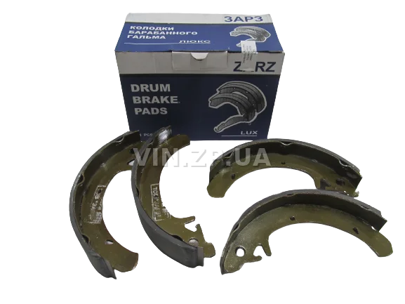 Колодки тормозные задние ЗАРЗ ВАЗ 2108, 2109, 21099, 2110, 2111, 2112, 2113, 2114, 2115, без ABS, комплект 4шт