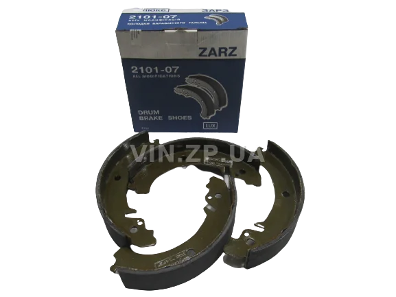 Колодки тормозные задние ЗАРЗ ВАЗ 2101, 2102, 2104, 2105, 2107, 2121, 21213, 21214, 2131, 2123, комплект 4шт