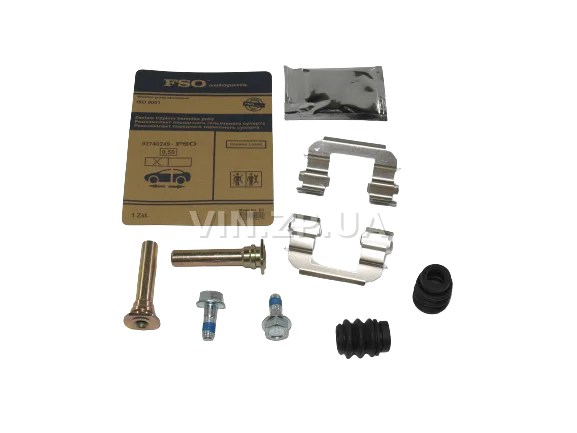 Палец направляющий ремкомплект суппорта FSO Ланос, Сенс, второй ремонтный размер +0.5, OEM 93740249