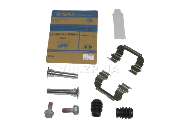 Палец направляющий ремкомплект суппорта FSO Ланос, Сенс, первый ремонтный размер +0,25, OEM 93740249