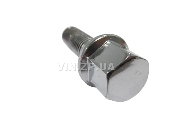 Болт колеса Ланос, Сенс, Нексия, хром GENUINE ключ 17, М12 x 1.5 x 30, 1шт OEM 94501733 2