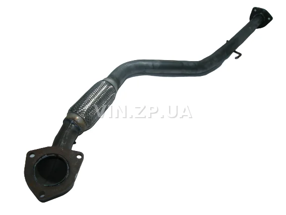 Труба приемная Ланос 1.5 Евро-2 ВИДЕКС под вертикальный катализатор, длинная, алюминизированная OEM TF69Y0-1203010-22