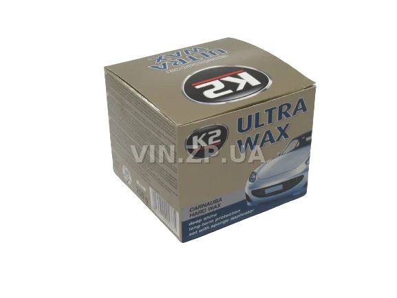 Полироль кузова с воском К2 ULTRA WAX, 250 мл, + губка 4