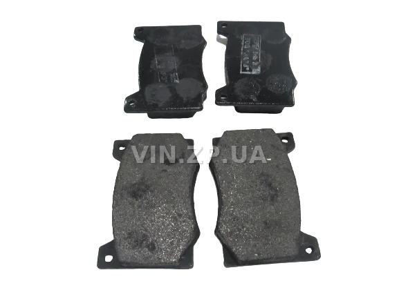 Колодки тормозные передние ЗАРЗ Москвич 412, 2140, 2137, 2734, комплект 4шт без упаковки