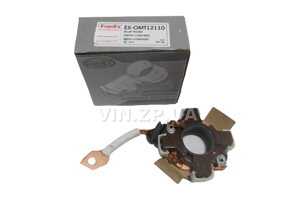 Щетки стартера в сборе EuroEx ВАЗ 2110, 2111, 2112, 2170, 2171, 2172, пластиковый корпус-нового образца