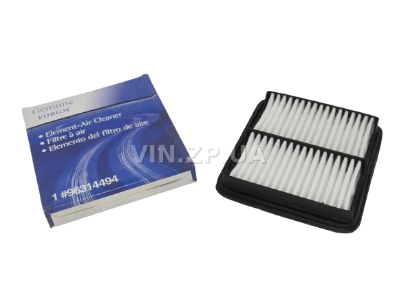 Фильтр воздушный Genuine Матиз 0.8 1.1 до 2005 96314494 2