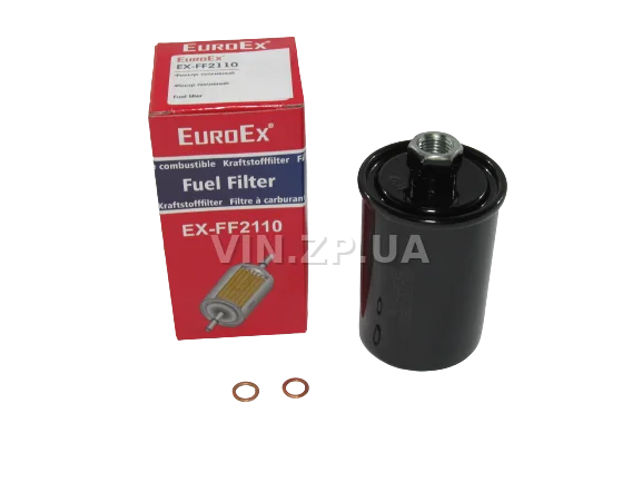 Фильтр топливный на гайке EuroEx ВАЗ 2107, 2108, 2109, 2110, 2111, 2112, 2113, 2114, 2115, 2120, 21213, 21214, 2131, инжекторные авто 2