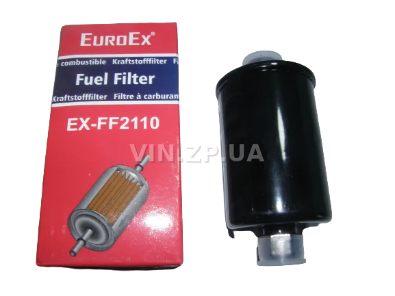 Фильтр топливный на гайке EuroEx ВАЗ 2107, 2108, 2109, 2110, 2111, 2112, 2113, 2114, 2115, 2120, 21213, 21214, 2131, инжекторные авто