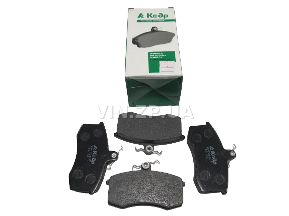 Колодки тормозные передние КЕДР ВАЗ 2108, 2109, 21099, 2113, 2114, 2115, комплект 4шт