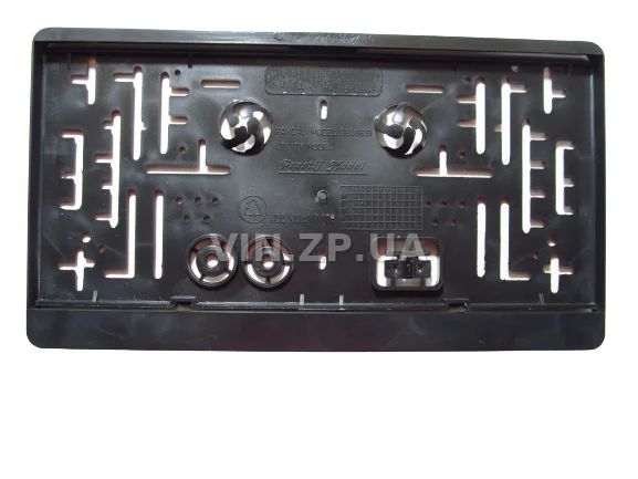 Рамка номера BAGIS американский стандарт черная 300 х 150мм