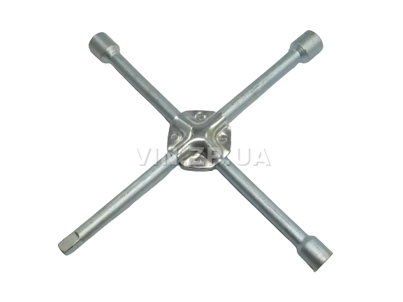 Ключ колёсный балонный VORTEX "крест" 21 х 19 х 17 х 1/2", усиленный