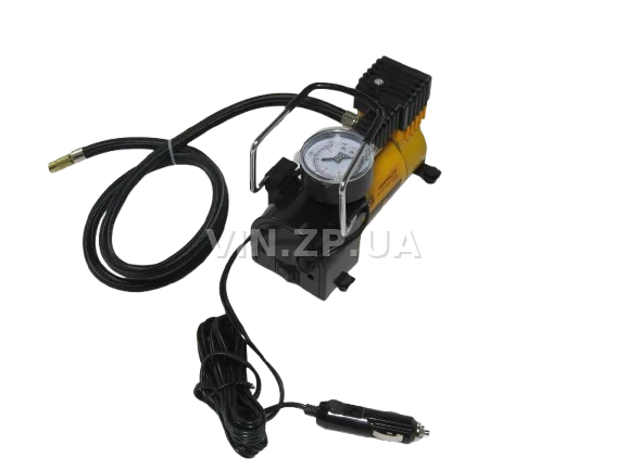 Компрессор автомобильный СИЛА 150 Вт, 7 Атм, 35 л/мин, в прикуриватель, шланг 1м , провод 3м 3