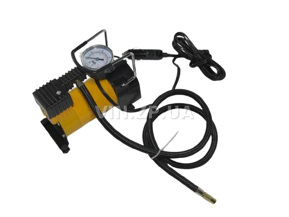 Компрессор автомобильный СИЛА 150 Вт, 7 Атм, 35 л/мин, в прикуриватель, шланг 1м , провод 3м 4