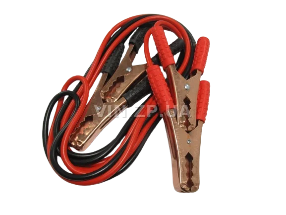 Стартовые провода прикуривания 150A СИЛА 2.5м, комплект 2 шт, сумка 2