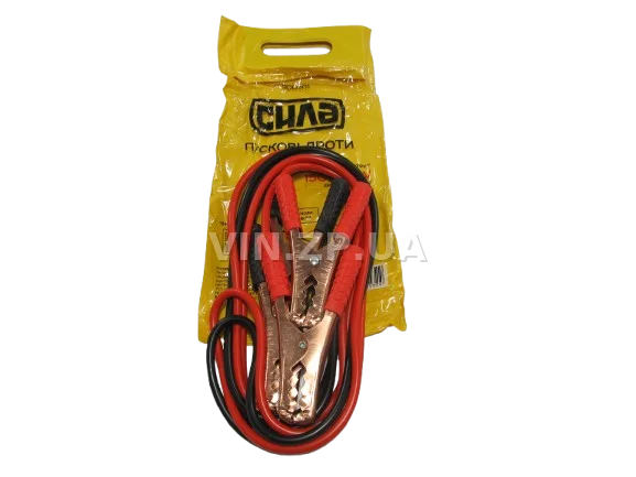 Стартовые провода прикуривания 150A СИЛА 2.5м, комплект 2 шт, сумка