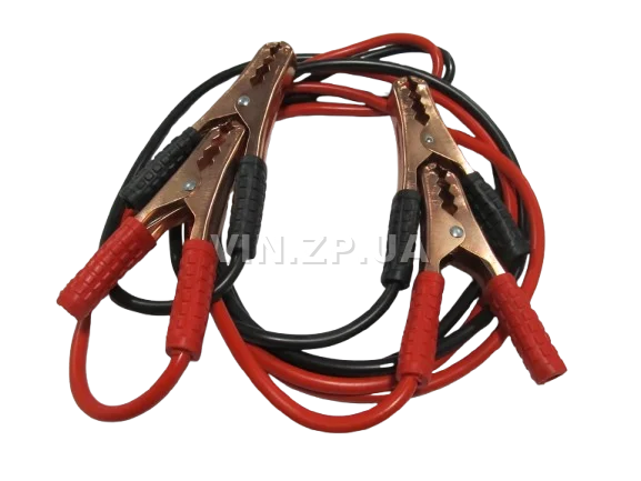 Стартовые провода прикуривания 200A СИЛА 2.5м, комплект 2 шт, сумка 2