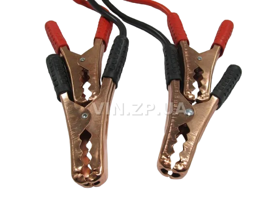 Стартовые провода прикуривания 200A СИЛА 2.5м, комплект 2 шт, сумка 3