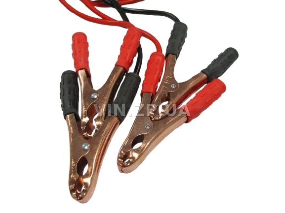 Стартовые провода прикуривания 300A СИЛА 3.0м, комплект 2 шт, сумка 3
