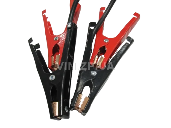 Стартовые провода прикуривания 600A СИЛА 4.0м, комплект 2 шт, клеммы в полной изоляции, сумка 3