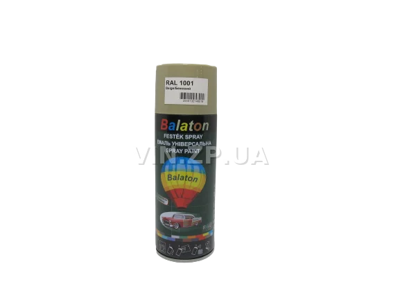 Краска эмаль алкидная бежевая универсальная RAL 1001 BALATON аэрозоль 400 мл 2
