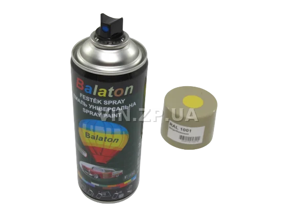 Краска эмаль алкидная бежевая универсальная RAL 1001 BALATON аэрозоль 400 мл 4