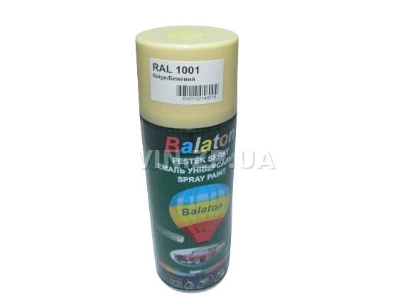 Краска эмаль алкидная бежевая универсальная RAL 1001 BALATON аэрозоль 400 мл