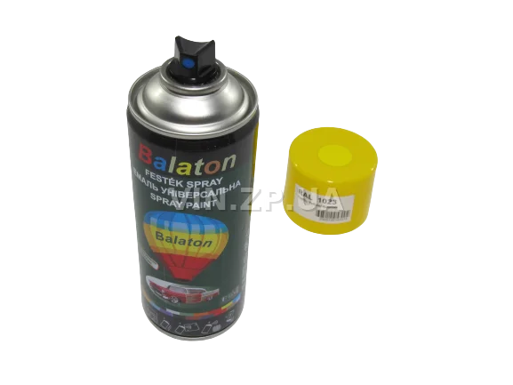 Краска эмаль алкидная желтая универсальная RAL 1023 BALATON аэрозоль 400 мл 4