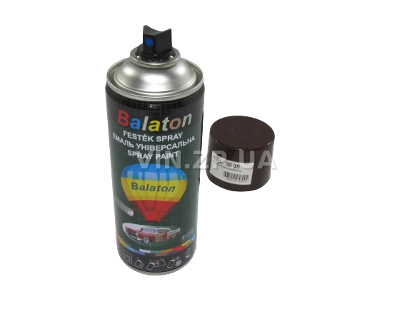Краска эмаль алкидная темно-вишневая универсальная RAL 3005 BALATON аэрозоль 400 мл 4