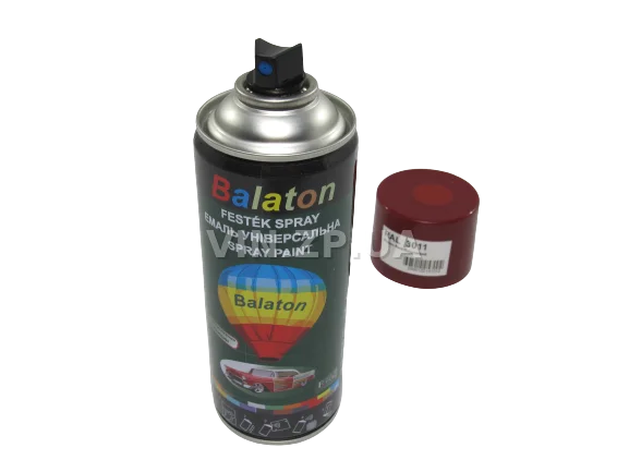Краска эмаль алкидная вишневая универсальная RAL 3011 BALATON аэрозоль 400 мл 4