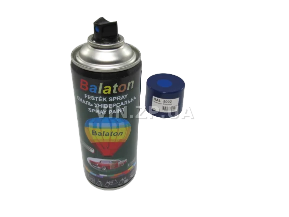 Краска эмаль алкидная синяя универсальная RAL 5002 BALATON аэрозоль 400 мл 4