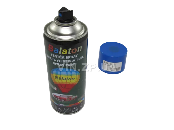 Краска эмаль алкидная светло-синяя универсальная RAL 5010 BALATON аэрозоль 400 мл 4