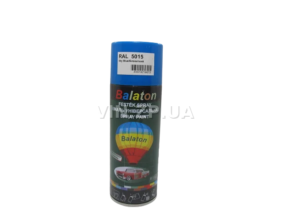 Краска эмаль алкидная голубая универсальная RAL 5015 BALATON аэрозоль 400 мл 2