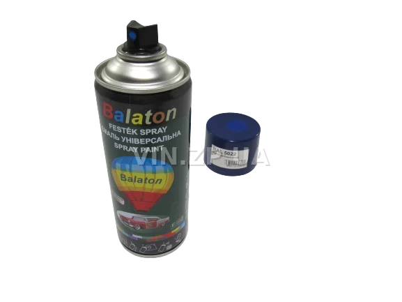 Краска эмаль алкидная темно-синяя универсальная RAL 5022 BALATON аэрозоль 400 мл 4