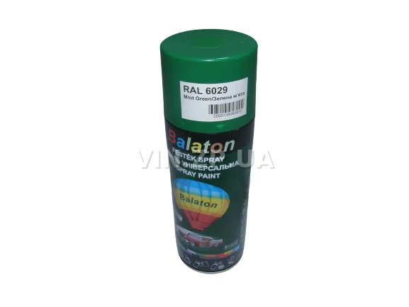 Краска эмаль алкидная зеленая универсальная RAL 6029 BALATON аэрозоль 400 мл
