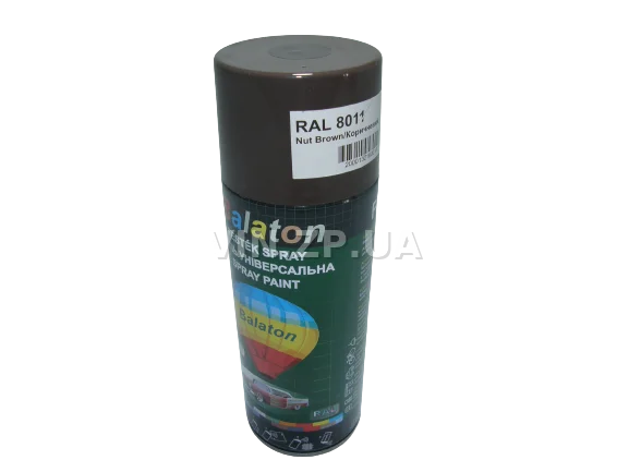 Краска эмаль алкидная коричневая универсальная RAL 8011 BALATON аэрозоль 400 мл