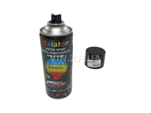 Краска эмаль алкидная черная матовая универсальная RAL 9005 BALATON аэрозоль 400 мл 4