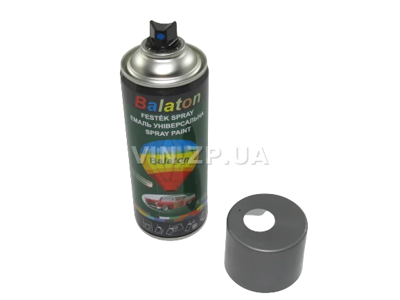 Краска эмаль алкидная серебристая универсальная RAL 9006 BALATON аэрозоль 400 мл 2